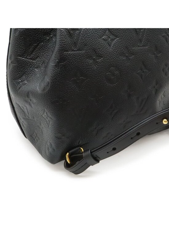 Louis Vuitton Monogram Empreinte Montsouris PM Backpack Noir Black With Charm main image 7